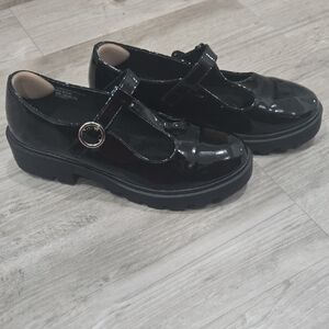 Sincerely Jules Shiny Black Kids Mary Jane Shoes